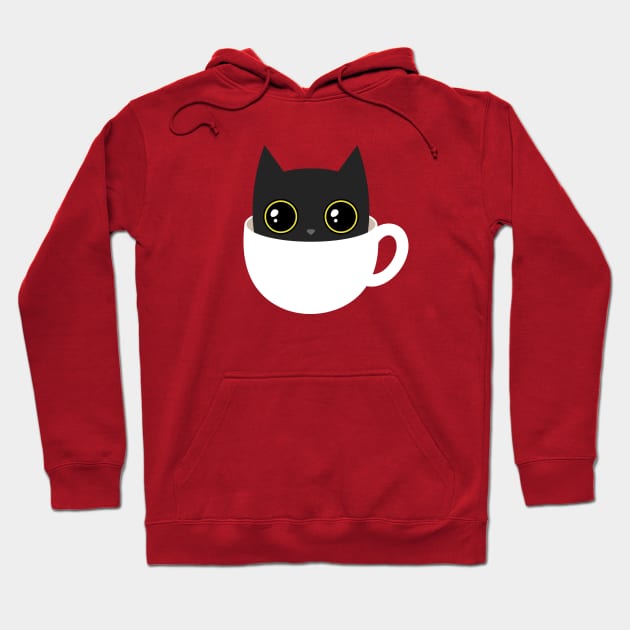 Coffee cat Hoodie by Laura_Nagel